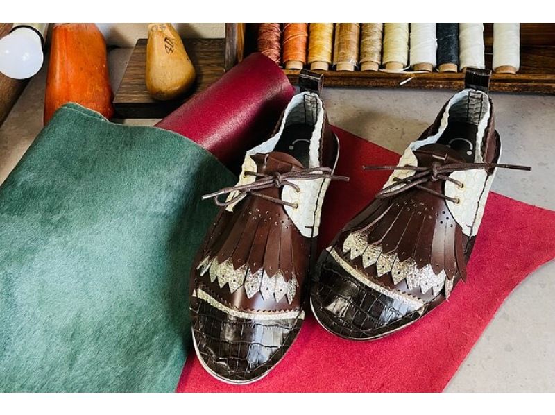 [Tokyo, Jiyugaoka] ⭐︎Complete in one day⭐︎Make your own pair of original shoes that are one of a kind in the world! Children welcome! Come empty-handedの紹介画像