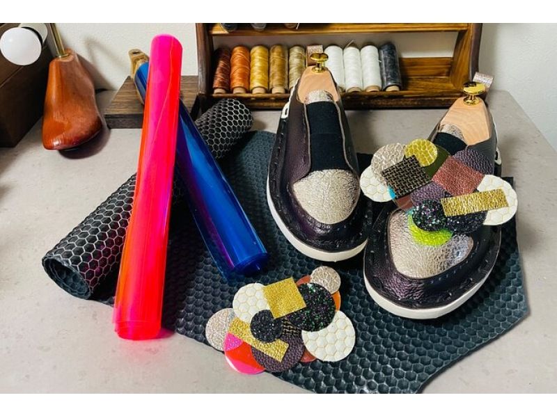 [Tokyo, Jiyugaoka] ⭐︎Complete in one day⭐︎Make your own pair of original shoes that are one of a kind in the world! Children welcome! Come empty-handedの紹介画像