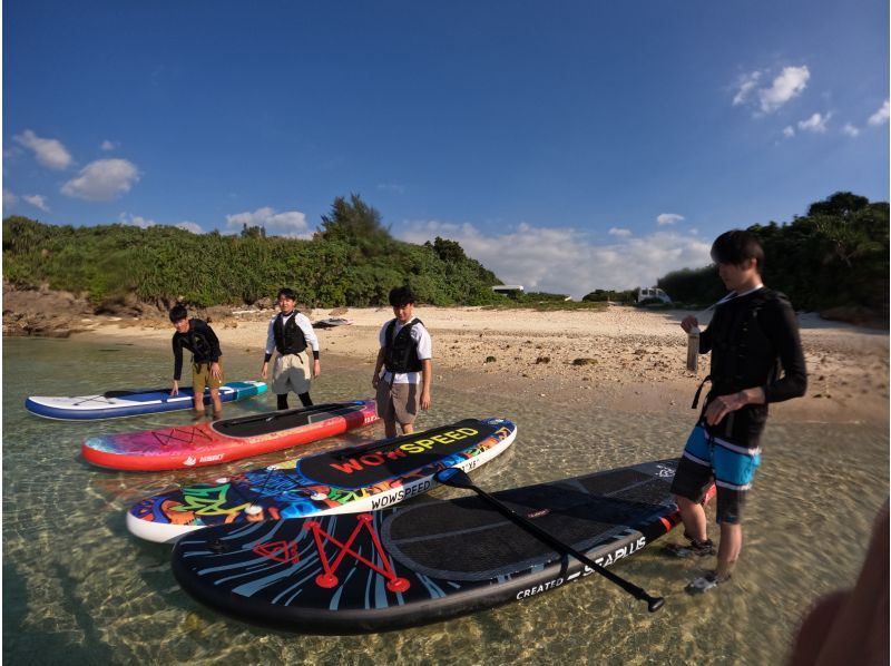 ⭐️Former USJ dancer is the tour guide⭐️☆Secret SUP tour☆Limited to one group! Ride a colorful SUP with drone photography to a secret spot where no one else is.の紹介画像