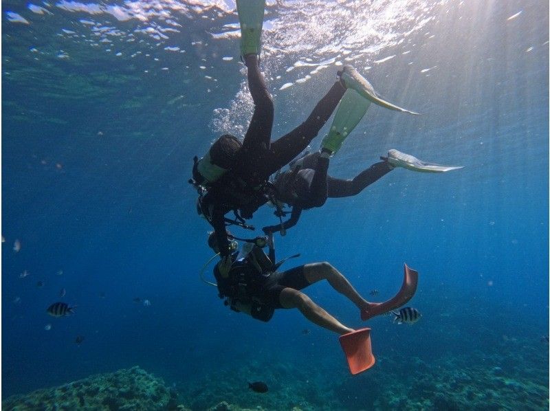 [Okinawa Blue Cave] If you can't go to the Blue Cave, you'll get a full refund. Private diving experience plan: A completely private service for families, couples, or groups of friends!の紹介画像