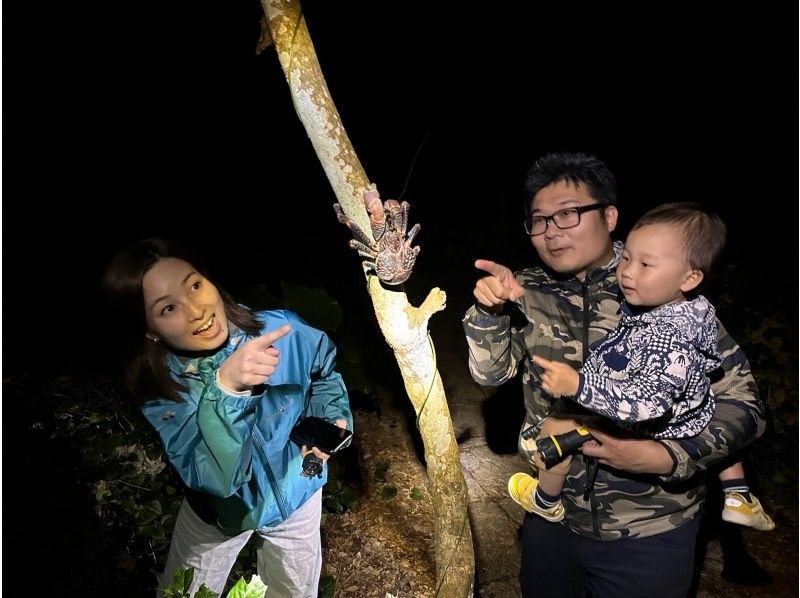 [宮古島/夜遊]推薦給家庭！當天即可預約！星空叢林夜遊！孩子們將獲得原創椰子蟹獎章！ ！の紹介画像