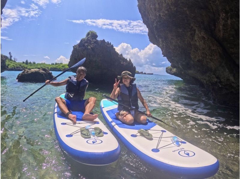 [Half-day double tour] Sea turtle snorkeling & SUP | Morning or afternoon group tourの紹介画像