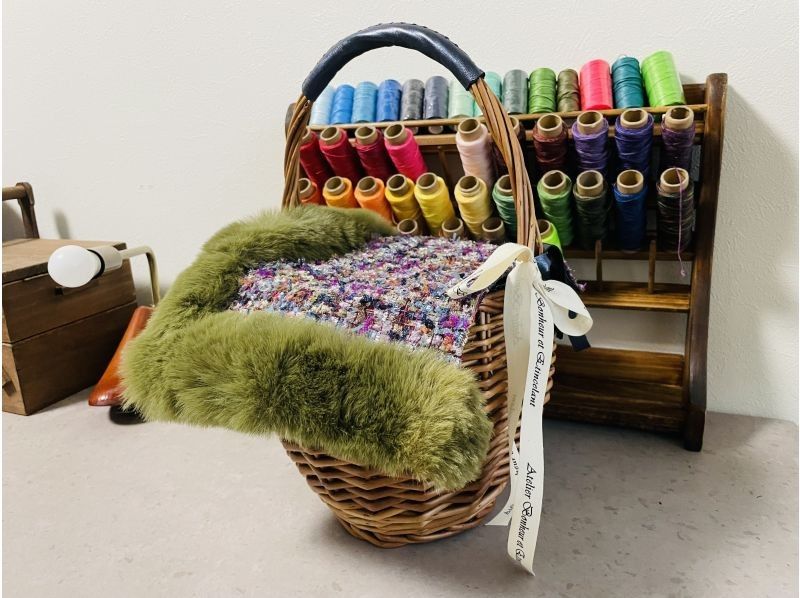 [Tokyo, Jiyugaoka] ⭐︎Complete in 2 hours⭐︎Make a one-of-a-kind reversible basket bag! Children welcome! Come empty-handedの紹介画像