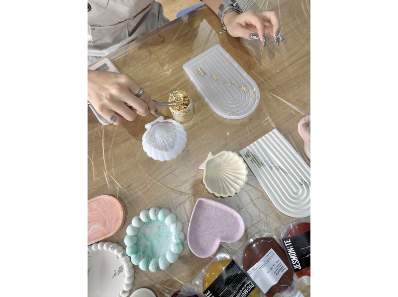 [沖繩/石垣島]在這裡才能體驗到！ Jesmonite 體驗♡製作具有精緻石頭質感的托盤の紹介画像