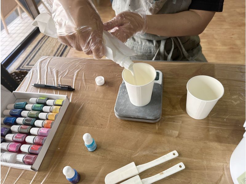 [Ishigaki Island/Experience] Ishigaki Island's first jesmonite experience/Making a tray with a sophisticated appeal that has a stone-like textureの紹介画像