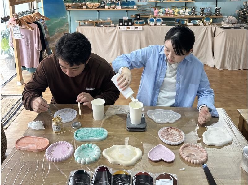 [沖繩/石垣島]在這裡才能體驗到！ Jesmonite 體驗♡製作具有精緻石頭質感的托盤の紹介画像