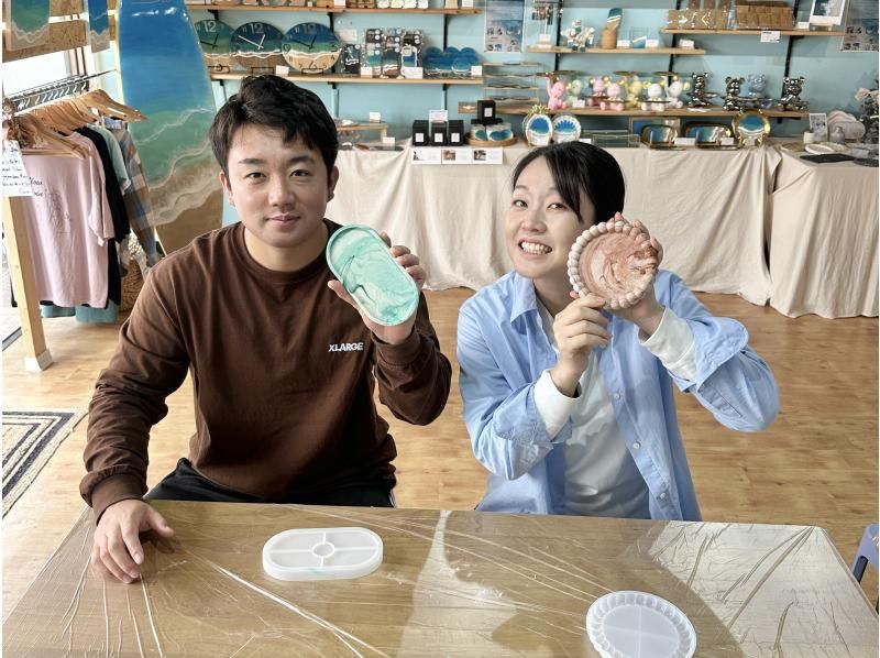[沖繩/石垣島]在這裡才能體驗到！ Jesmonite 體驗♡製作具有精緻石頭質感的托盤の紹介画像