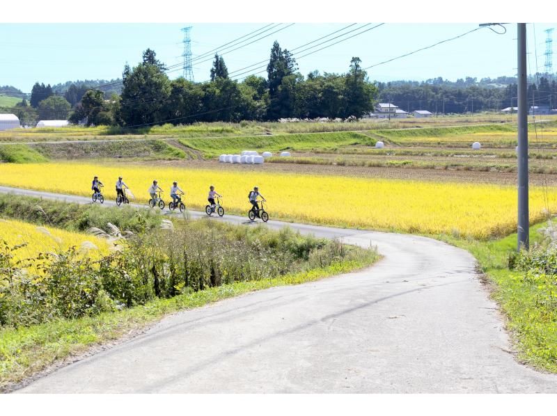 [Yamagata/Iide] Yamagata rice field cycling tour [private tour]の紹介画像