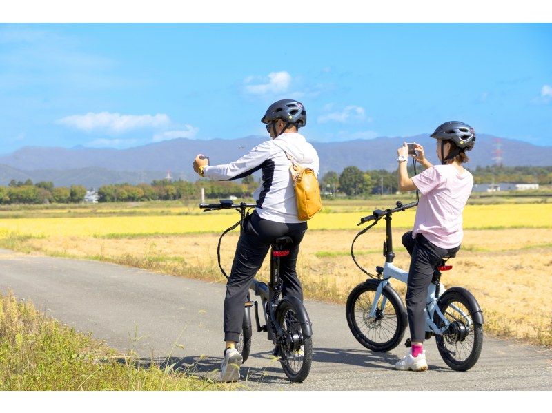 [Yamagata/Iide] Yamagata rice field cycling tour [private tour]の紹介画像