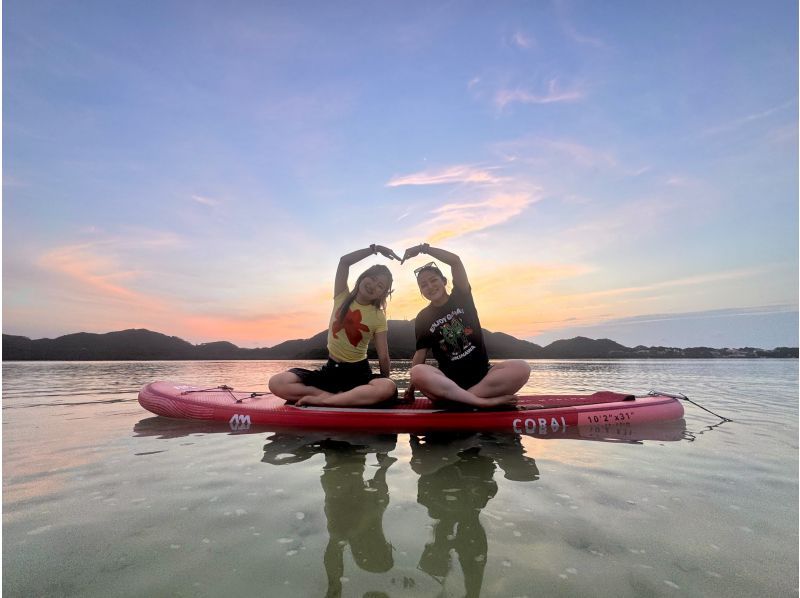 ANA誌掲載【海の新アクティブティ！？】究極の癒しが待つSUPヨガ☆初心者大歓迎☆石垣ブルーの海で浮かぶ至福の時間！特別なひとときを♪の紹介画像