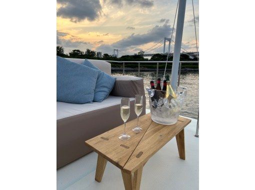 【東京 台場】越中島 発/着; 90分 貸切クルージング プラン☆彡F⁺ 【東京 台場】越中島 発/着; 90分 貸切クルージング プラン☆彡F⁺