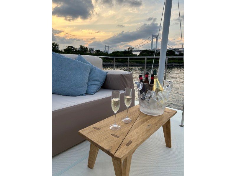 【도쿄 다이바】에치나카지마 출발/착; 90분 전세 크루징 플랜☆彡F⁺の紹介画像