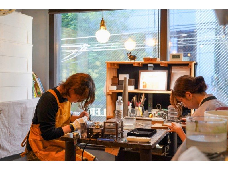 [Osaka, Shinsaibashi/Honmachi] Completed on the same day! Made with Japanese silver! Traditional jewelry making experience Shinsaibashi 7 minutesの紹介画像