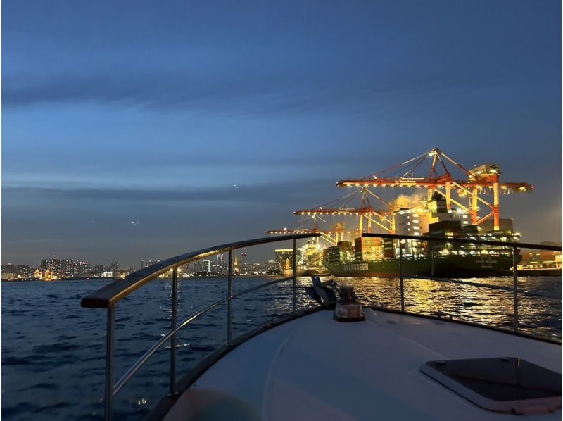 [Tokyo Bay Private Cruise 90 minutes "Limited time only" plan with Japanese meal] Etchujima → Rainbow Bridge → Odaiba Marine Park → Etchujima ☆彡の紹介画像