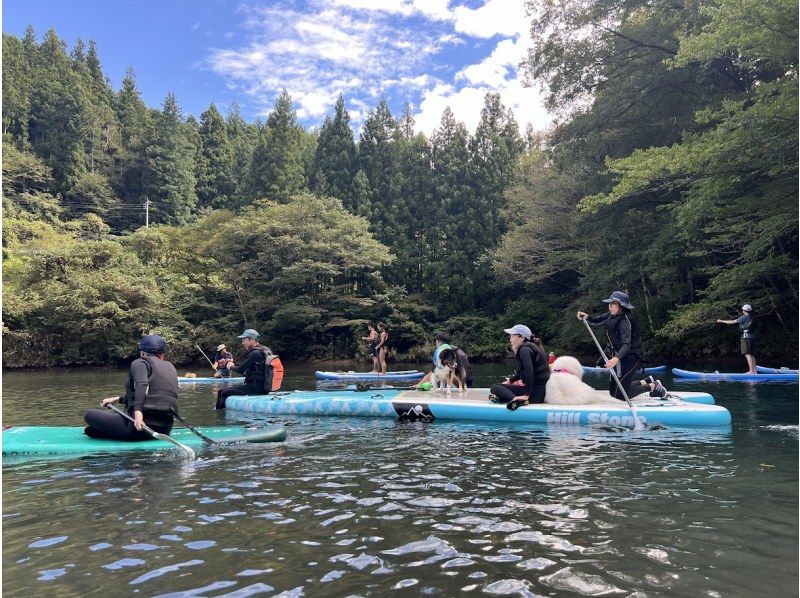 【群馬・四万温泉】人気の四万湖でサップ体験！ 2人乗りタンデムSUPレンタルの紹介画像