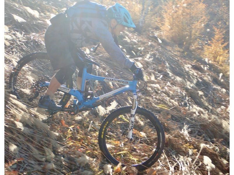 [Nagano Prefecture] (One person, fully reserved) Private, beginners welcome! 90-minute plan, mountain biking experience, leisurely mountain fun, MTB guided tourの紹介画像