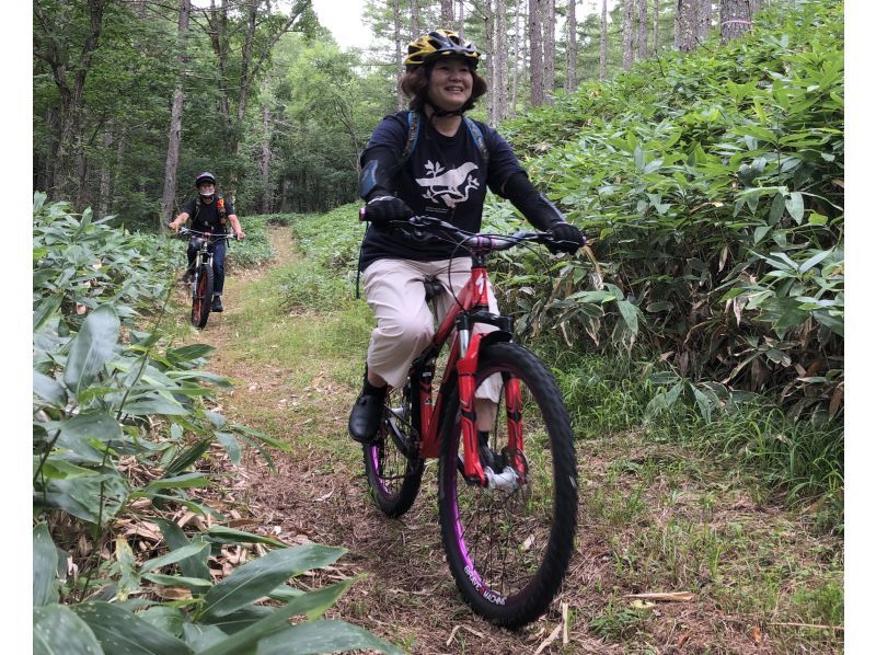 【長野県】(2名様で完全貸し切りプラン!!)　初心者歓迎　マウンテンバイク体験　ガイドツアー 2時間以内プランの紹介画像