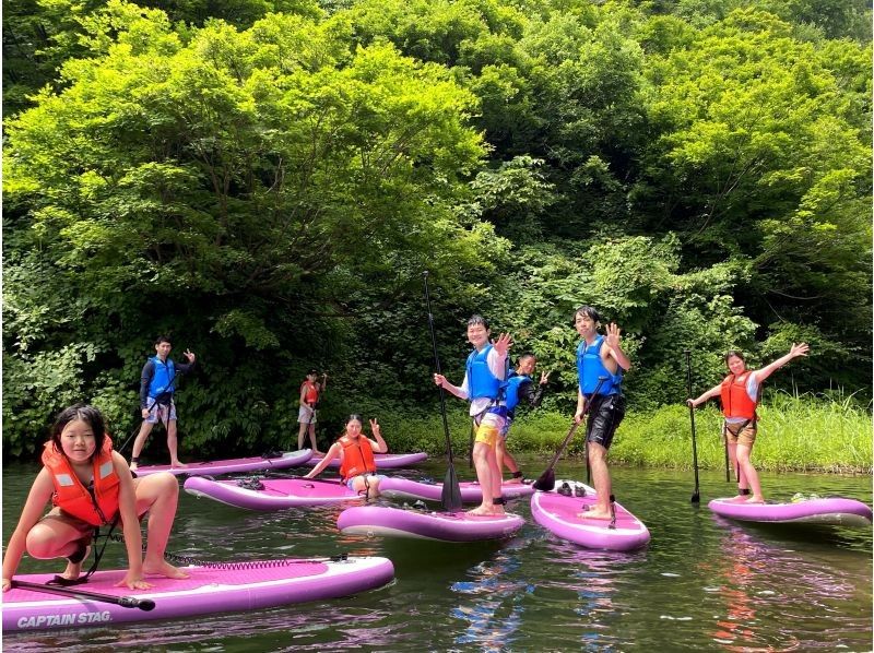 【新潟県・湯沢】 NASPA CAMP GARDEN／NASPAニューオータニ「NASPA池で気軽にSUP体験」の紹介画像