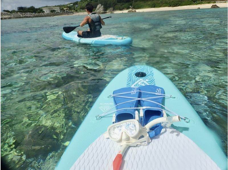 Private plan [Near Churaumi] Snorkeling & SUP plan [Photo shoot, feeding experience, towels included] Motobu, Kitabu, Nago の紹介画像