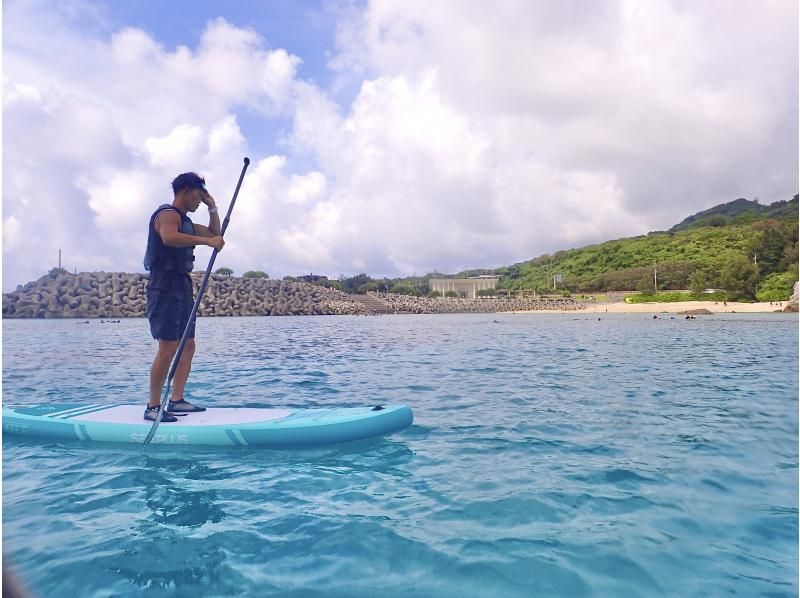 Private plan [Near Churaumi] Snorkeling & SUP plan [Photo shoot, feeding experience, towels included] Motobu, Kitabu, Nago の紹介画像