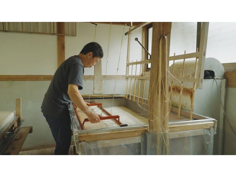 [Nara/Yoshino] Handmade Japanese paper experience in Nara/Yoshino (half-day course)の紹介画像