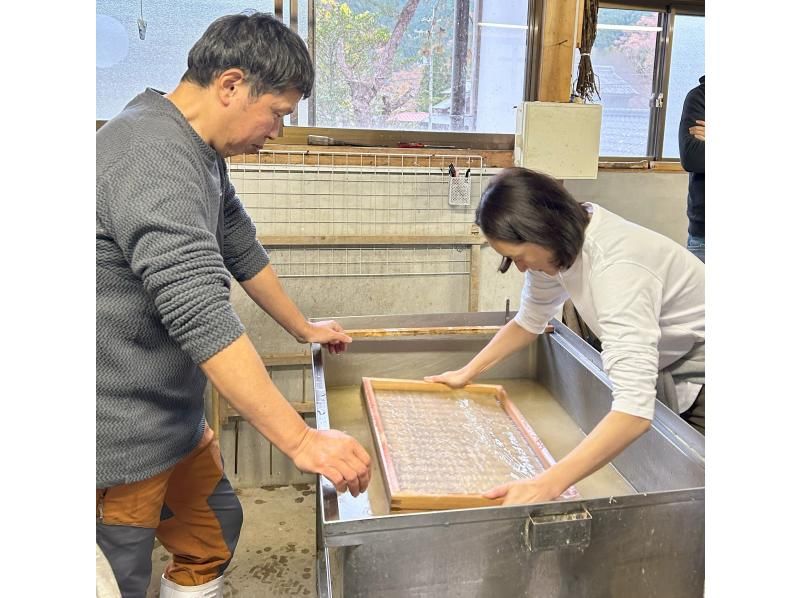 [Nara/Yoshino] Handmade Japanese paper experience in Nara/Yoshino (half-day course)の紹介画像