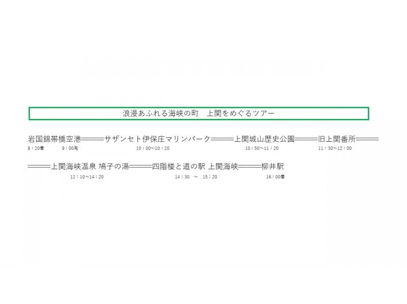 【山口・上関】浪漫あふれる海峡の町　上関をめぐるツアー