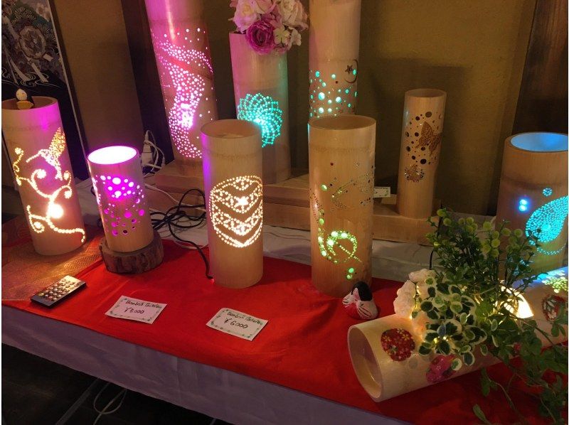 [Tottori / Yurihama Town] It can be done in about 30 minutes! Bamboo lantern making experienceの紹介画像