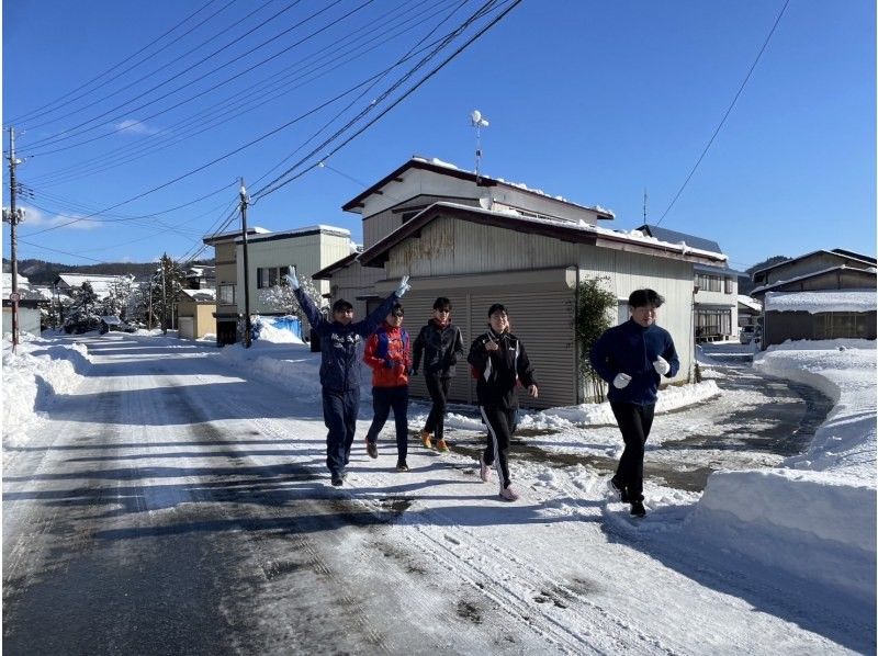 【山形県・鮭川村】2月15日（土）開催！初心者歓迎！さけがわ友遊クラブと走る鮭川エコパーク周辺スノートレイルランニング・昼食・入浴チケット付の紹介画像