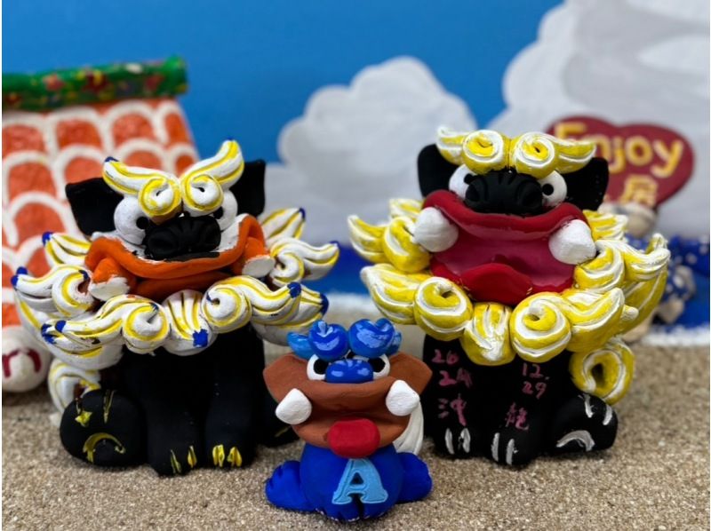 [Okinawa, Nago City] Shisa painting! A quick experience at any time you like!