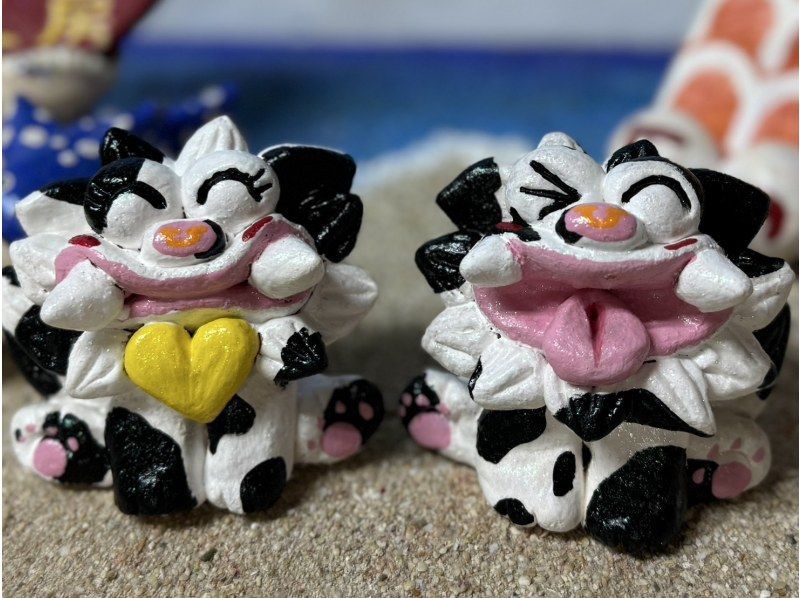 Okinawa, Nago City] Shisa painting! A quick experience at any time