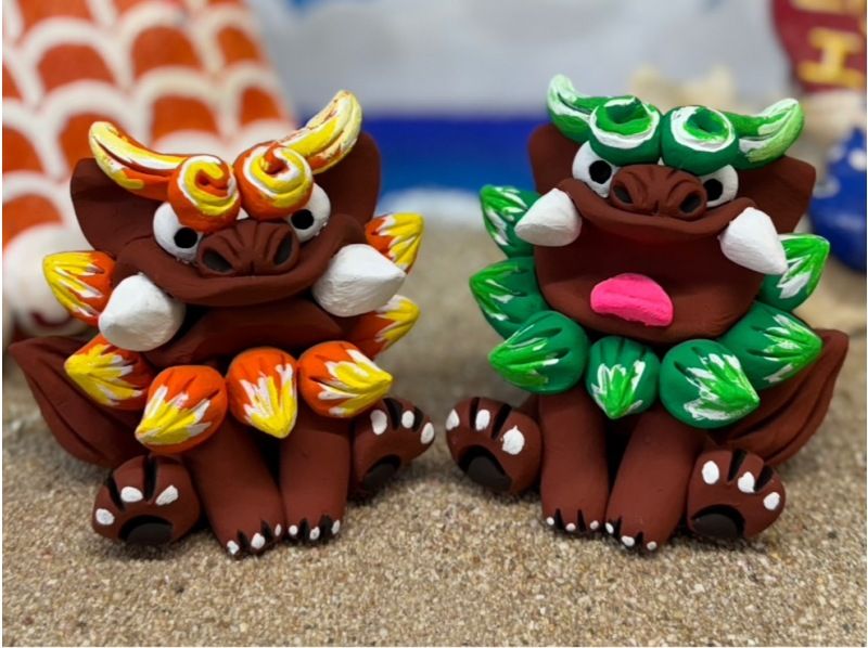 [Okinawa, Nago City] Shisa painting! A quick experience at any time you like!