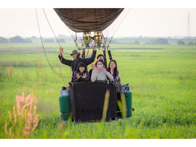 [Tochigi, Watarase] ◇Private◇Special hot air balloon flight experience for just the two of youの紹介画像