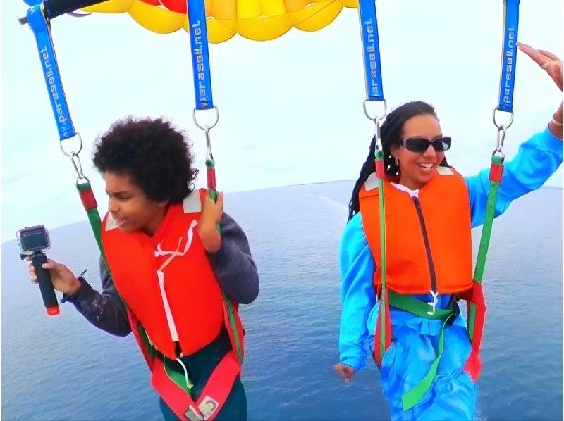 【宜野湾マリーナ発】 ★２００m ★  360度ぜんぶ絶景 パラセーリング 空と海を繋ぐ、究極のフライト体験！の紹介画像