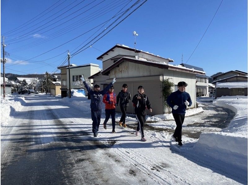 【山形県・鮭川村】2月15日（土）開催！中級者向け！さけがわ友遊クラブと走る鮭川エコパーク周辺スノートレイルランニング・温泉チケット付き