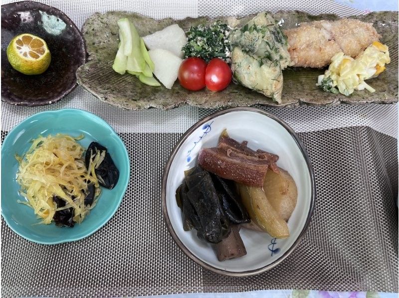 【오키나와・본부】신선 야채를 수확＆현지의 할머니 오키나와 가정 요리 만들기♪《오가닉 런치 첨부》の紹介画像
