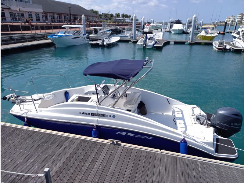 [Departing from Ginowan Marina, Okinawa] Fully-private boat charter [Skin diving, skin diving, off the west coast, 2-hour course] Popular with families and groups!の紹介画像