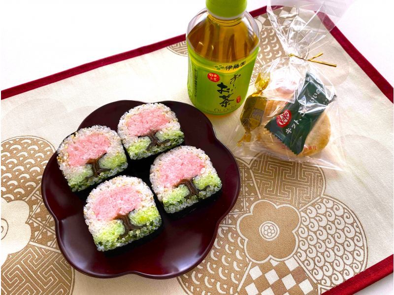 [Tokyo Ginza] Easy access to Japan's new cute sushi! [Mt. Fuji & Cherry Blossoms] A fun sushi experience that even children can participate in!の紹介画像