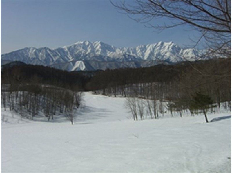 プライベートプラン【長野・大町市　スノーシュー・かんじき】冬しか見られない北ア山麓の美しさを満喫！1日コース　お一人様でも2名料金で参加可の紹介画像