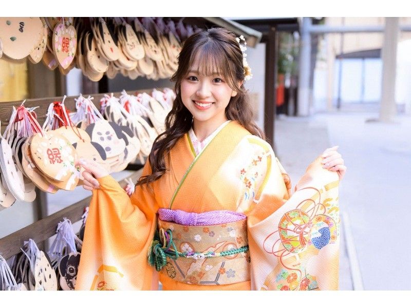 【 Osaka / Shinsaibashi】Kimono photo at Shinto shrinesの紹介画像