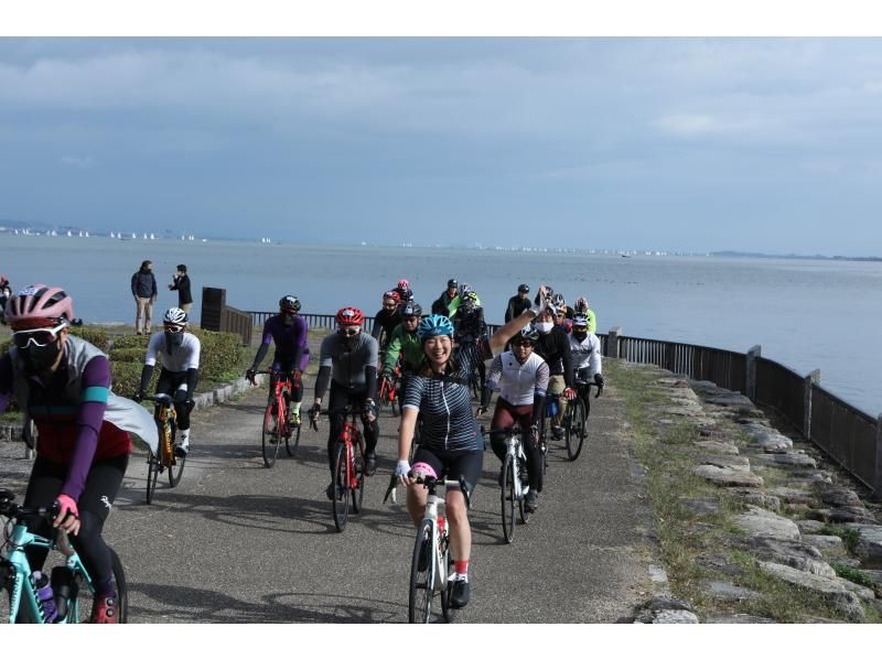 [Otsu, Shiga] "E-bike (electric folding bicycle) rental" Cycling around Lake Biwa, the largest lake in Japan!の紹介画像