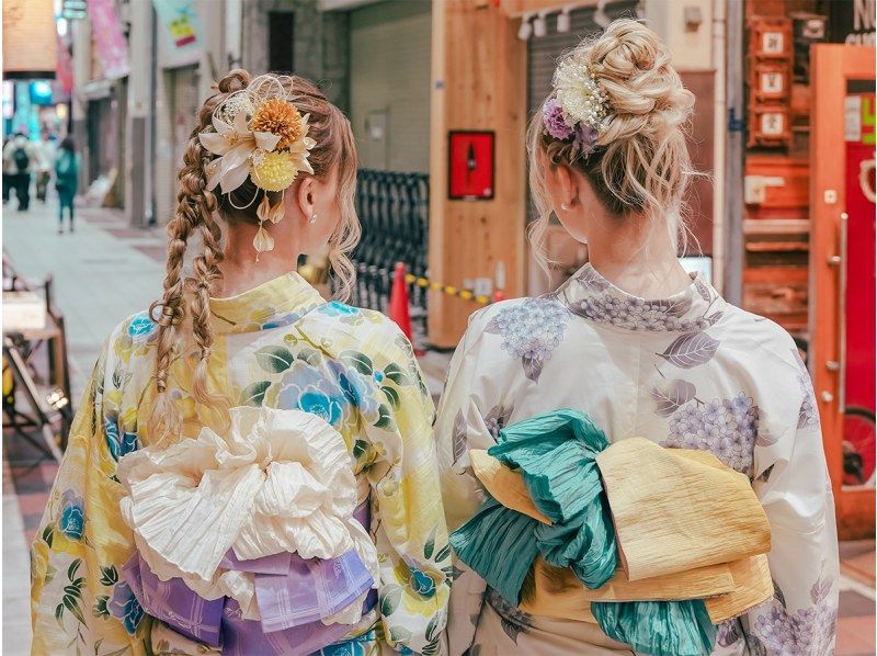 大阪“KAWAIIOSAKA」浴衣出租髮套方案