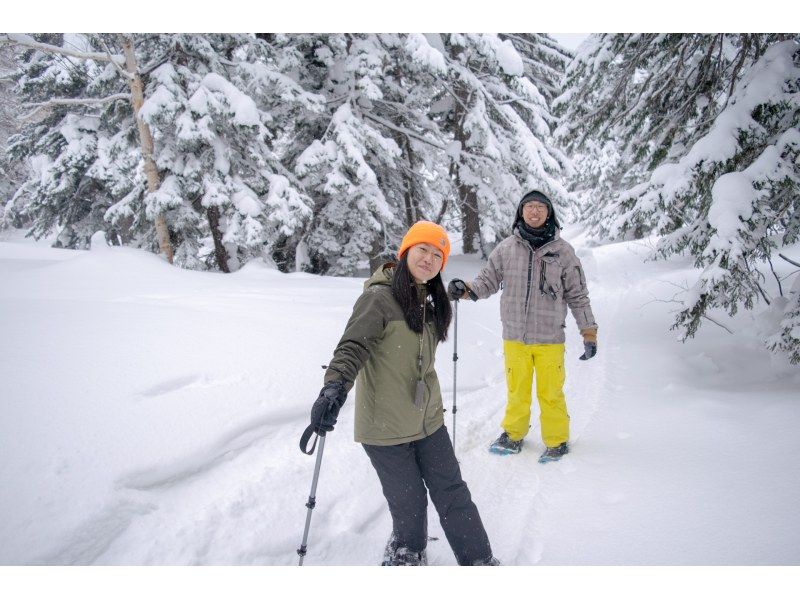 【北海道・富良野】初心者歓迎！スノーシューでしか行けない大雪山の秘境体験＆温泉の癒しの紹介画像