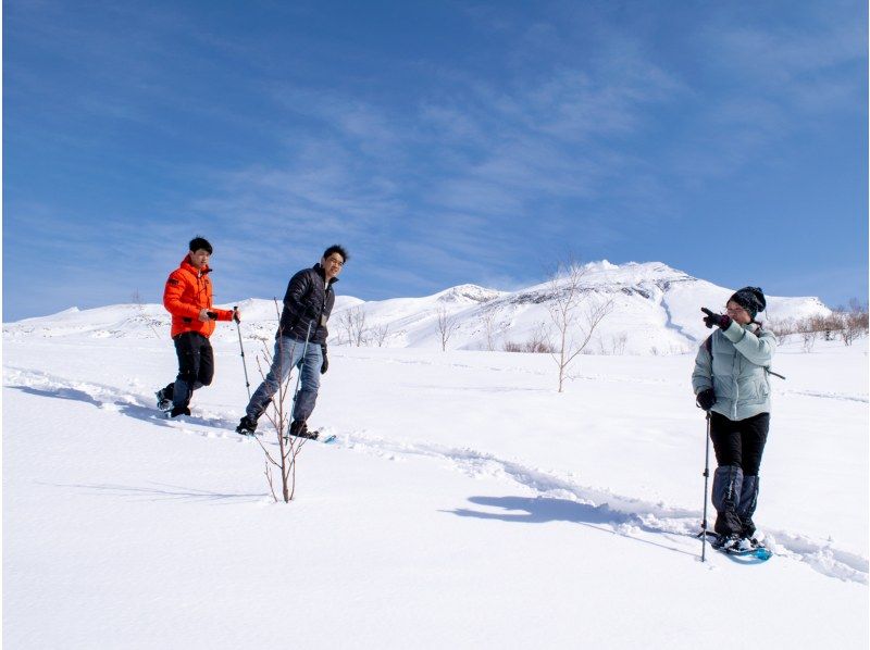 【北海道，富良野】欢迎初学者！雪鞋徒步之旅！体验大雪山的隐秘美景，并在温泉中放松身心。の紹介画像
