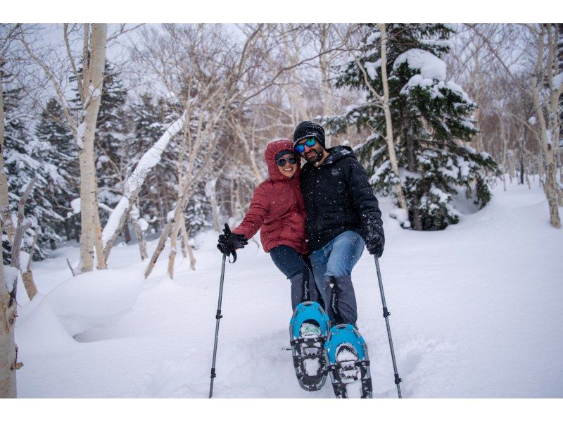 【홋카이도 후라노】 초보자 환영! 스노우슈에서만 갈 수 있는 다이세츠산의 비경 체험 & 온천의 치유の紹介画像