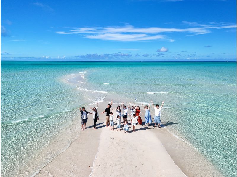 【沖縄・宮古島】 &ldquo;ユニの浜 ドローン撮影ツアー&rdquo; 現役テレビカメラマン！ボートで約5分で上陸！子供料金あり！3歳以下無料！の紹介画像