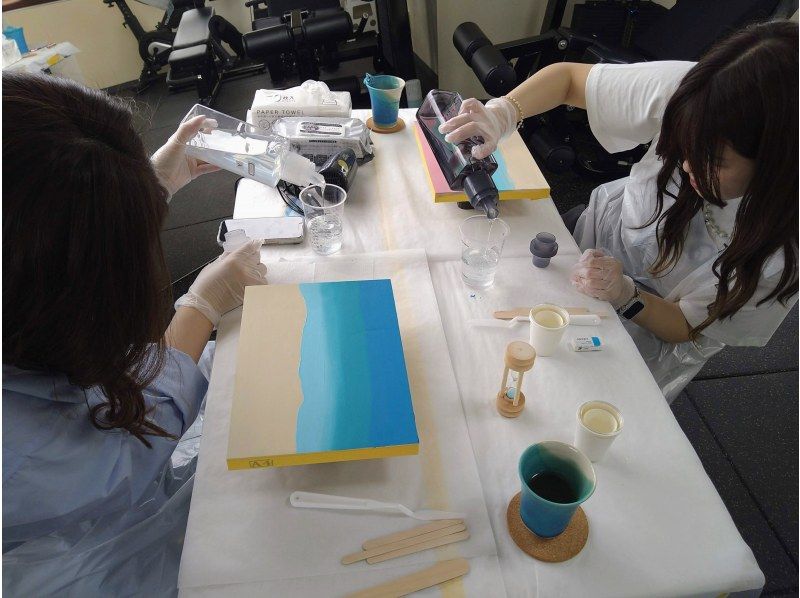 [Okinawa, Uruma City] Beginners are welcome ★ Experience resin art in your spare time while sightseeing in Uruma City ♪ ★ A souvenir of your trip to Okinawa ♪の紹介画像