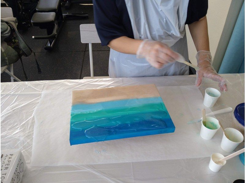 [Okinawa, Uruma City] Beginners are welcome ★ Experience resin art in your spare time while sightseeing in Uruma City ♪ ★ A souvenir of your trip to Okinawa ♪の紹介画像