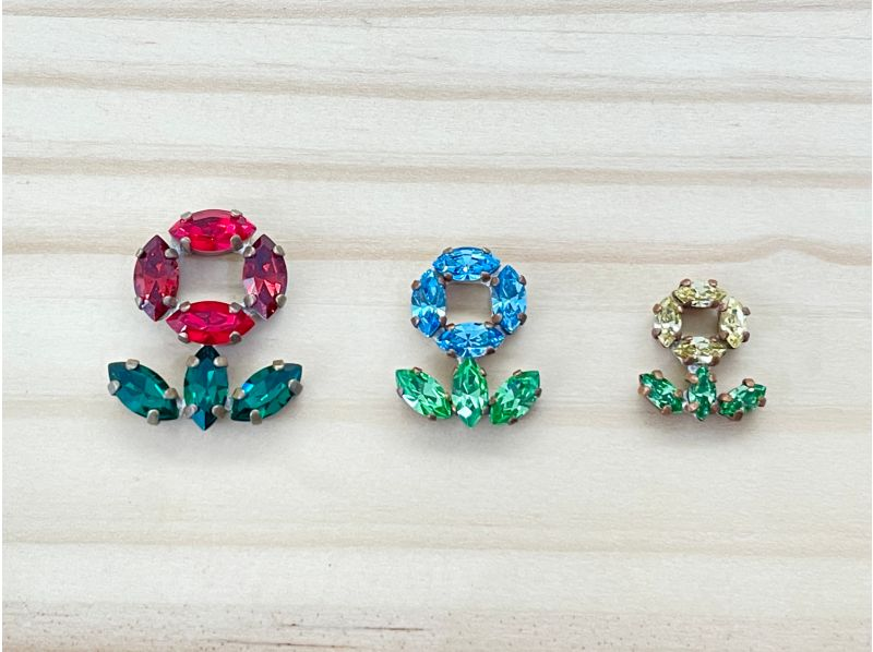 [Tokyo, Ueno] 6 hours to make "Pixel Flower" accessories using the traditional technique of "Yosemono"の紹介画像