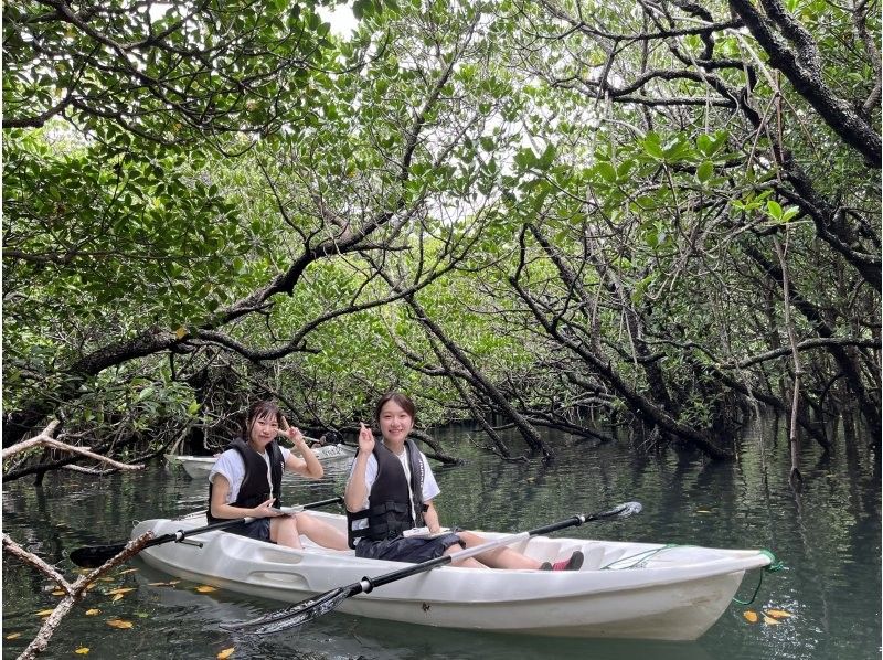 【国立公園】【カヌーで行く】90分コース　島人の経験豊なガイドが楽しく案内 マリンアクティビティーツアー　トイレ シャワー 駐車場　無料！！の紹介画像